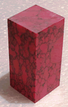 Marbelled Red Jasper SimStone Spacer Block WT-PBSS07 SP-1 (BX-TRU+SIM)