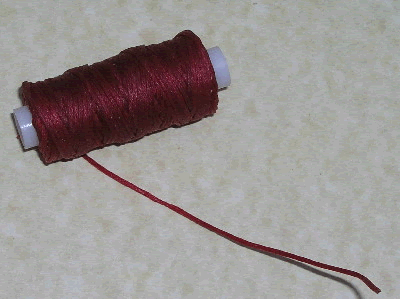 Waxed Thread Reel - Red 11210-07