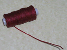 Waxed Thread - Red 11210-07-R
