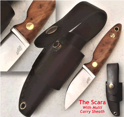 The Scara Bushcraft Knife KnivesBx2