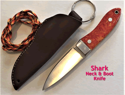The Shark Neck or Boot Knife KnivesBx2
