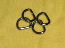 Small Nickel Silver 'D' Ring 666666 NSF-1