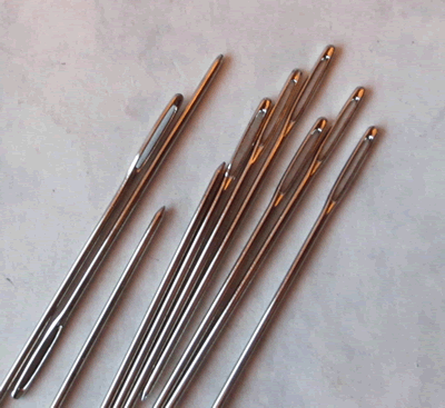 Medium Sewing Needle with large eye 1216