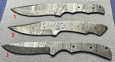 Sample Fultang Damascus Blade 1