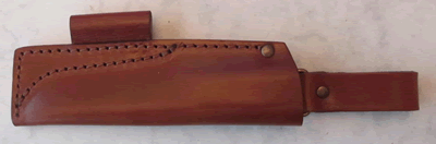 Trapper 95  Bushcraft Sheath with Firesteel Sleeve and two position Belt Loop 1560X Drawer-2