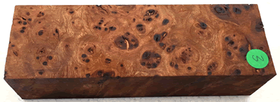 Witch Elm Burl Block 3 EHK WEB