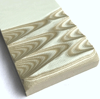 G10 White and Beige Stripe 9.5mm  VSM-10/08